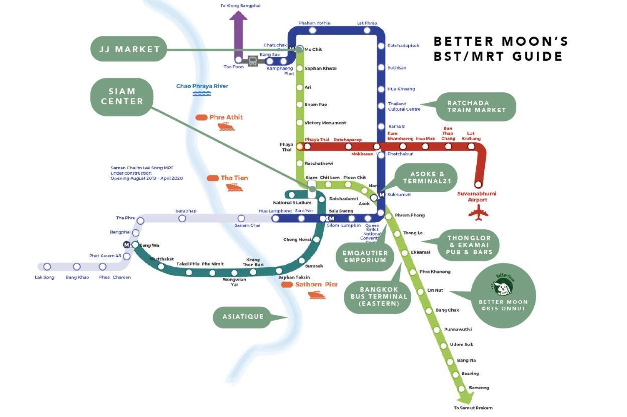 Better Moon Guesthouse Bangkok Bagian luar foto